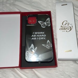 Butterfly quote mirror iPhone 11 casetify case
